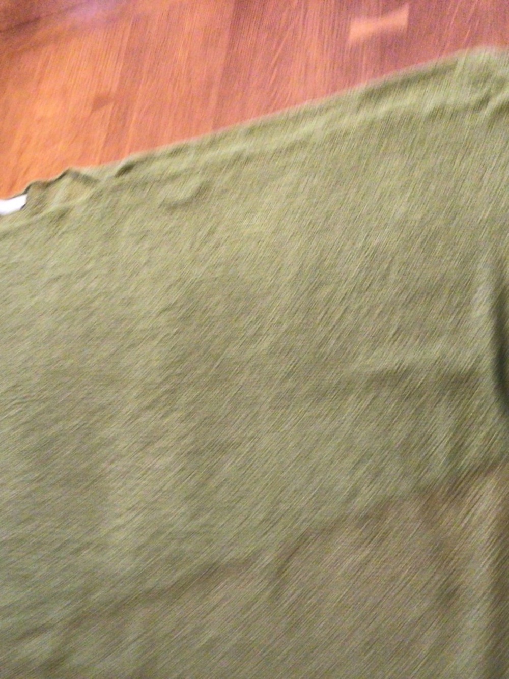 Zara moss green loose knit poncho